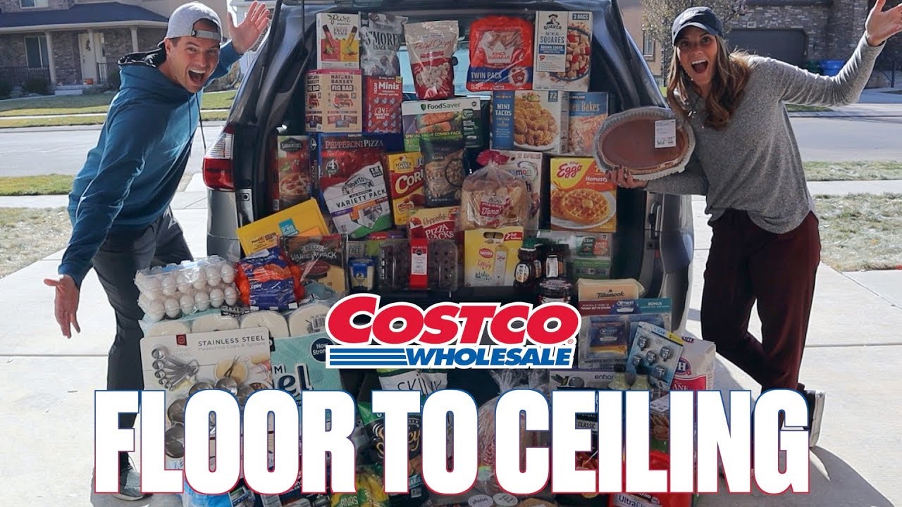 OUR MOST EXPENSIVE COSTCO HAUL EVER! GROCERY SHOPPING WHILE UNDER THE INFLUENCE OF HUNGER YouTube