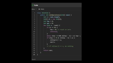 3542 Minimum Operations to Convert All Elements to Zero