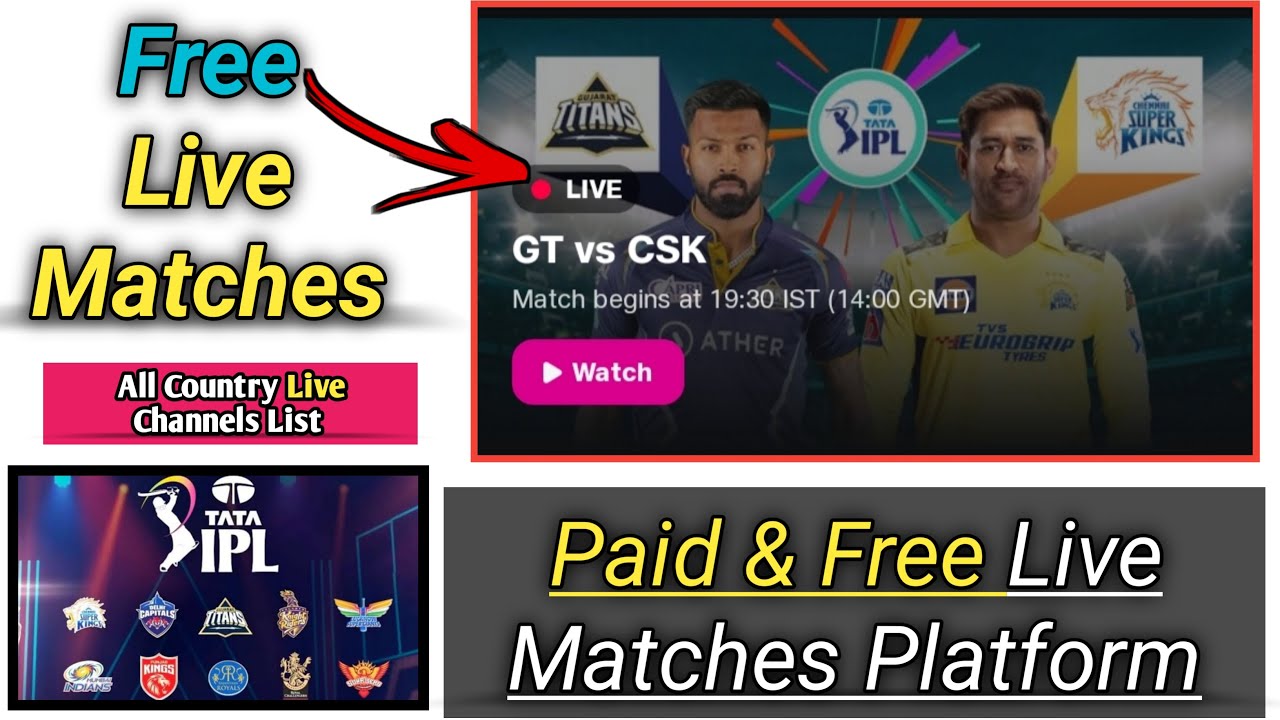 IPL full matches Live streaming channel free Indian premier league 2023 live match Free#Technonir