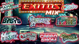 EXITOS CUMBIAS LOS ASKIS YAGUARU LOS BYBYS CARRO SHOW CAMPECHE SHOW ARON Y SU GRUPO ILUSION MIX