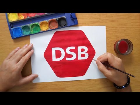 🇩🇰🚉 Sådan tegner du DSB-logoet - Danske Statsbaner