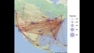 Calculating Total Number of Flights Traveling Over US States Using Python