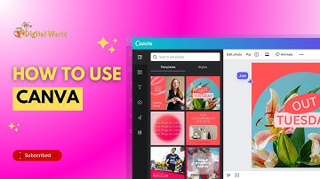 Canva for Beginners: About Canva | Canva Tutorial | How to use Canva | @DIGITALWORLD-k4r