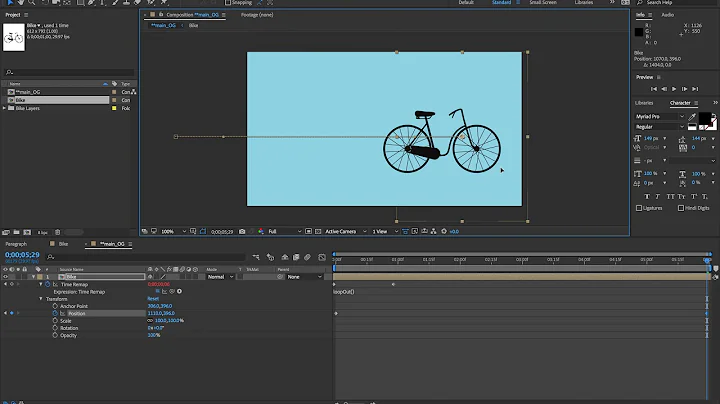 COMS 126 Time Remap & Expressions