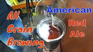 American Amber Ale. All Grain Brew Session.