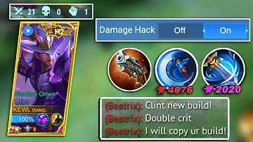 MOONTON THANKS FOR THIS NEW BURST DOUBLE CRIT BUILD FOR CLINT!!!🔥🔥 | 21 KILLS + MANIAC MUST TRYYYY