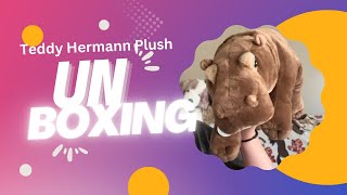Teddy Hermann plush unboxing + review
