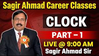Clock Reasoning Part-1 | Basic Se Exam Level Tak Live by Sagir Sir | Sagir Ahmad Career Classes screenshot 2