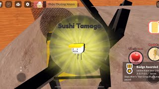 Hướng dẫn lấy shushi tamago trong Update kỳ nghỉ hè bí mật trong roblox #roblox #tungchoigame screenshot 1