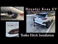 Installing a etrailercom drawtite trailer hitch ona hyundai kona ev 2021