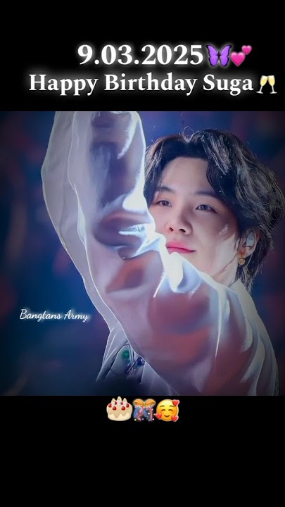 H@ppy Birthd@y $ug@ 🥳🎂 happy birthday yoongi#bts#suga#yoongi#birthday#shortvideo#youtubeshorts
