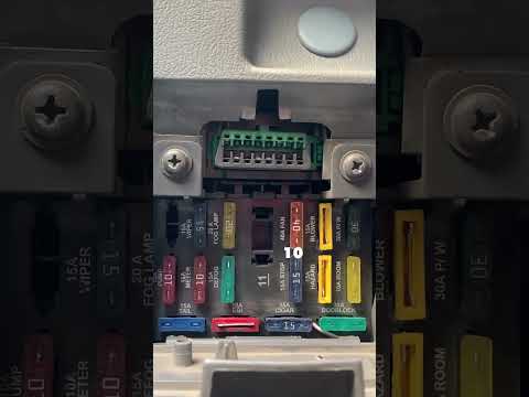 آموزش جعبه فیوز پراید فیوزهای پراید و کاربرد آنها جعبه فیوز پراید