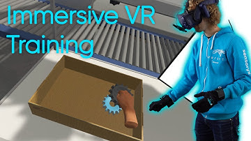Immersive Training using Innoactive Creator and VRfree Gloves