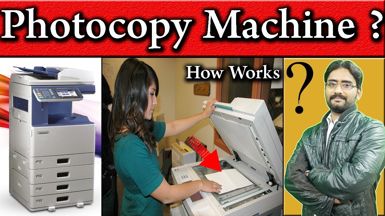 How Photocopier Machine Works Photocopier Machine Mechanism