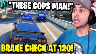 Summit1g TALKS TRASH to Cops After Brake Check in Race! | GTA 5 NoPixel RP