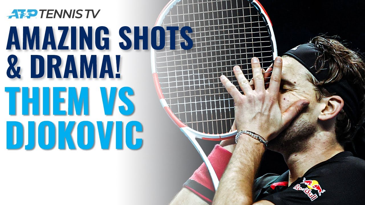 Dominic Thiem vs Novak Djokovic: Amazing Shots & Drama | Nitto ATP Finals 2020 Highlights