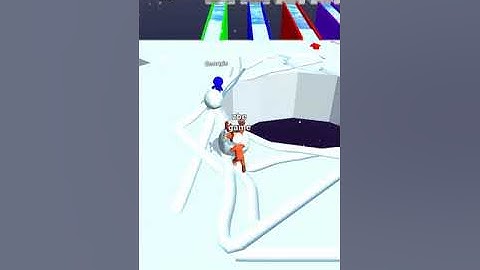 snow race! gameplay walkthrough Android iOS game fanal poro game #23 #fun #youtubeshorts #fungame