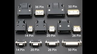 MDR connector servo drive plug SMSCSI 14P 20P 26P 36P 50P SCSI connector