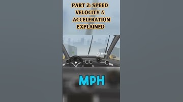 Part 2: Speed vs. Velocity vs. Acceleration Explained! 🚀 | #Shorts