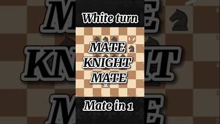 “Only ONE Knight… CHECKMATE! 🤯♞” #chessshorts #chess