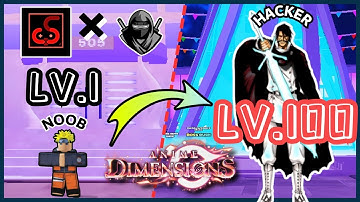 Roblox Anime Dimensions Noob to Pro with Yhwach | Autofarm Script Guide Using #ugphone