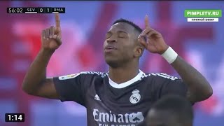 Goals real madrid vs sevilla  vinicius jr