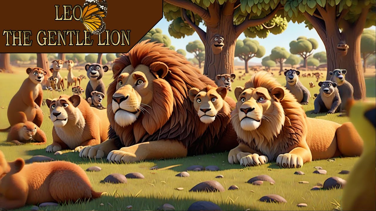 Leo the Gentle Lion 🦁 | A Heartwarming Jungle Story for Kids - YouTube