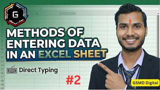 Mastering Excel: Data Entry Methods for Beginners! 📊 | Basic to Advance Excel With AI & Freelancing