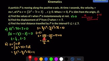 Mechanics 3 - Kinematics - Video 1