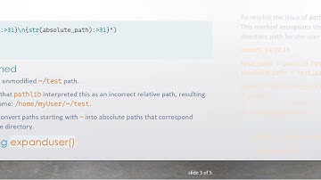How to Use pathlib to Process Paths That Begin with ~ in Python
