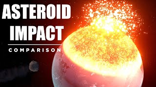 ASTEROID IMPACT Comparison 🌑💥