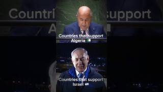 COUNTRIES THAT SUPPORT ALGERIA 🇩🇿 VS COUNTRIES THAT SUPPORT ISRAEL 🇮🇱 #support #shorts