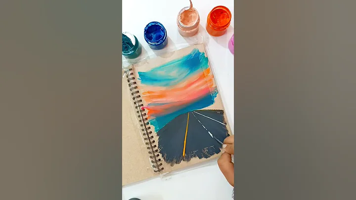 gouache tutorial easy😍❣️ #shorts #ytshorts #gouache #tutorial #artist #art #