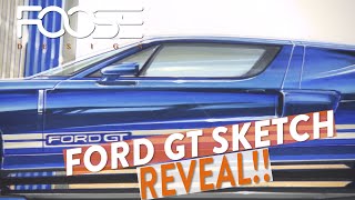 Ford GT Sketch Reveal! by Foose Design 11,555 views 1 month ago 3 minutes, 3 seconds