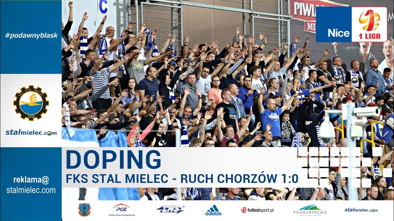 TV Stal: FKS Stal Mielec 1:0 Ruch Chorzów [DOPING, OPRAWA]