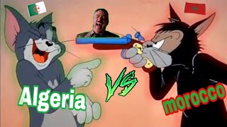 tom vs jerry meme, Algeria vs Morocco