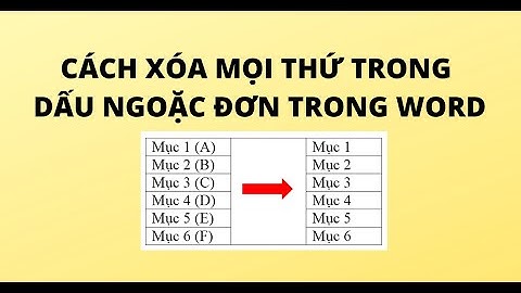 CÁCH XÓA MỌI THỨ TRONG DẤU NGOẶC ĐƠN TRONG WORD