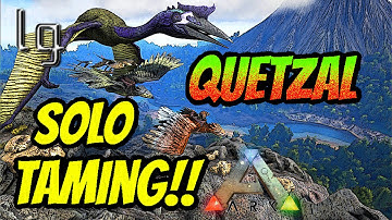 Ark: Survival Evolved - Quetzal Solo Taming