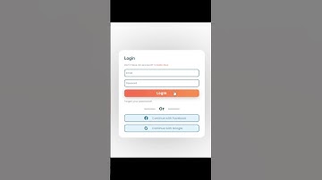 How to Create a Stunning Modern Login Form with HTML and CSS: Step-by-Step Tutorial | Source Code