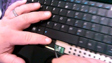 How to replace the keyboard in a ASUS EEE PC 1005HA Netbook