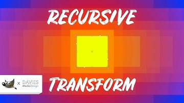 GIMP Recursive Transform Filter In-Depth for Beginners