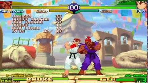 Street Fighter Alpha 3 MAX - Shin Akuma - Combo Shenanigans