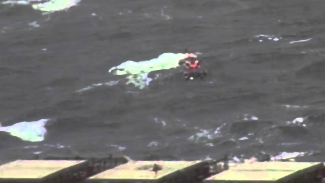 USCG Air Station Kodiak - Cargo Ship Medevac - Feb 2016