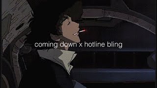 the weeknd & drake - coming down x hotline bling (slowed + reverb)