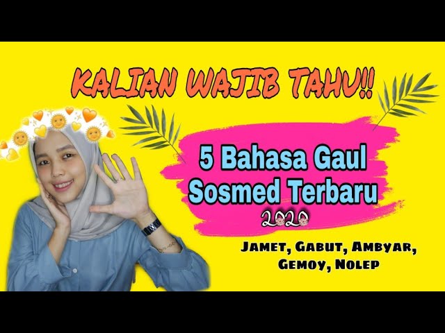 Arti Kata Jamet  Gaul Jamet  ini hanyalah sebuah istilah 