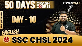 SSC CHSL 2024 | SSC CHSL English | SSC CHSL Crash Course #10| SSC CHSL 2024 Preparation | Bhragu Sir