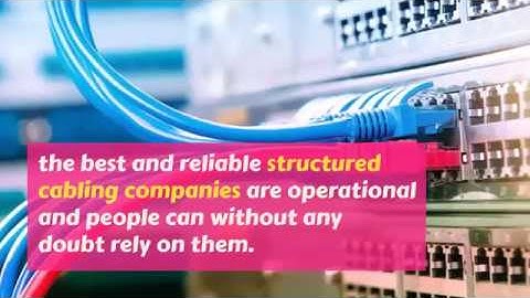 What are the Benefits of Network Cabling Services?