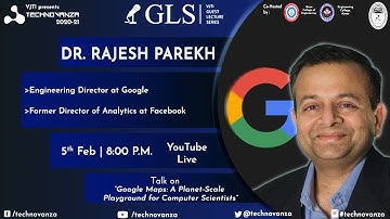 Dr. Rajesh Parekh, Engineering Director at Google | VJTI | GLS