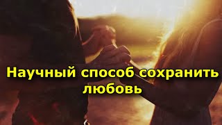 Научный способ сохранить любовь