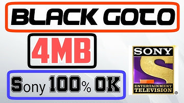 Black Goto|| 4mb|| Sony 100% OK ||New Software||Crazy Receivers